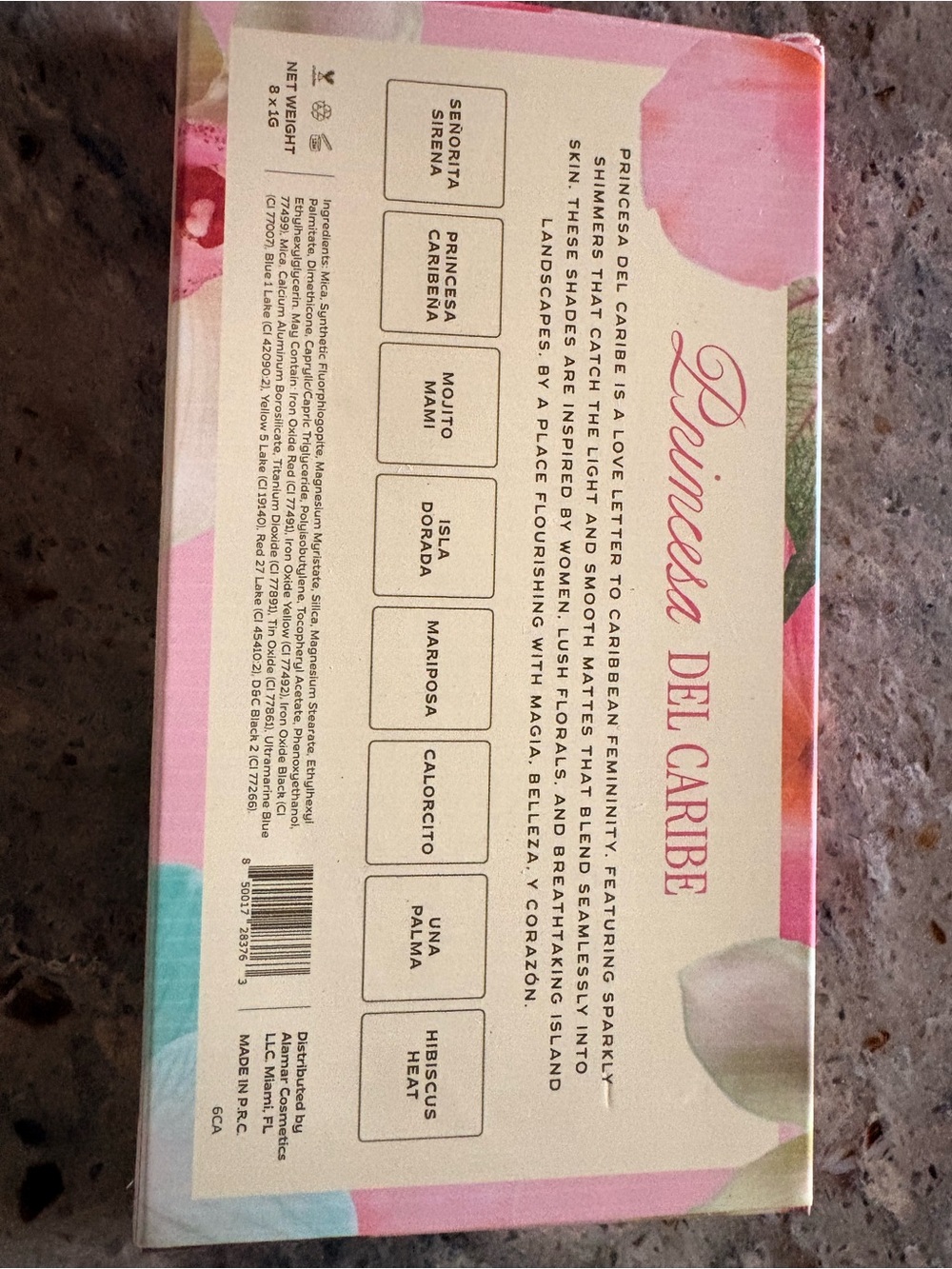 NWT Alamar Cosmetics, Princesa del Caribe eyeshadow palette - Picture 6 of 7